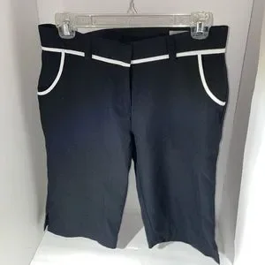 Callaway Shorts Callaway Black Zip Front Golf Shorts Womens